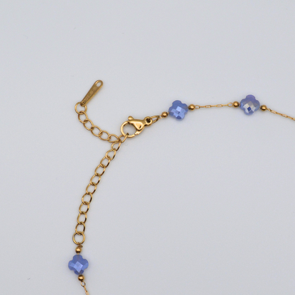 Ankle bracelet BRISA Blue