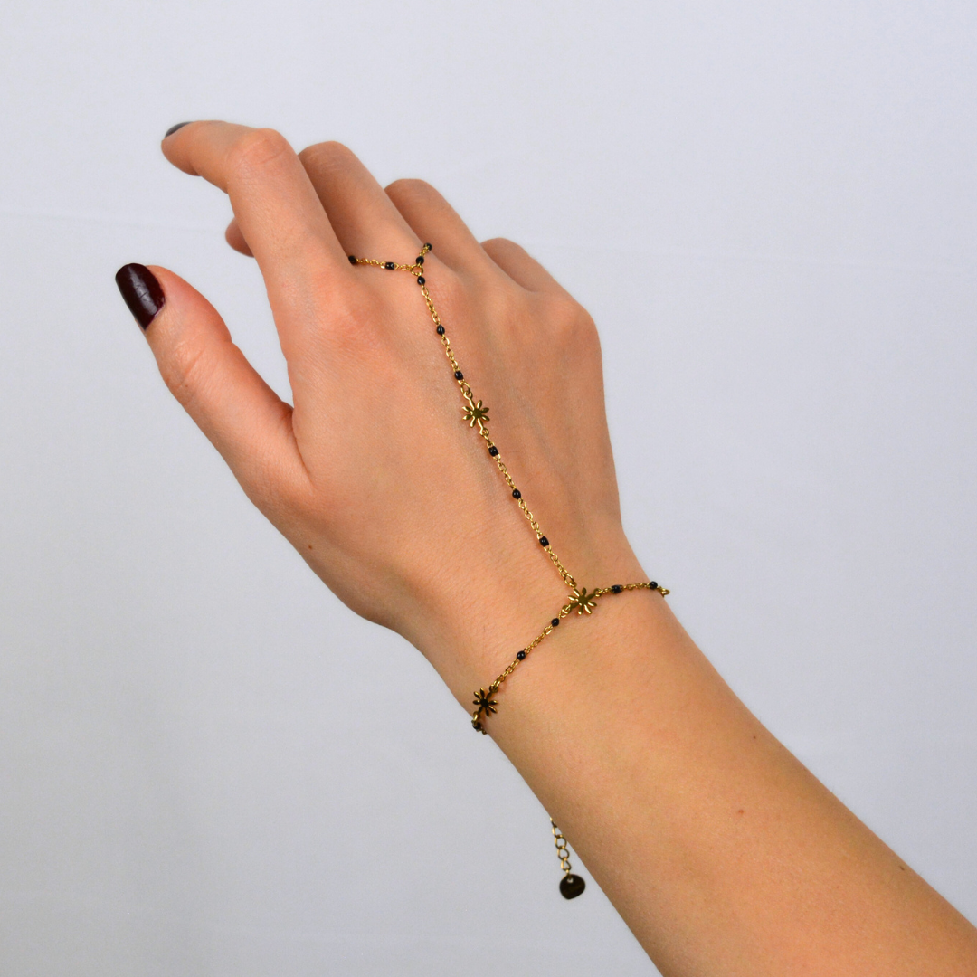 Hand jewelry PALMERA Black