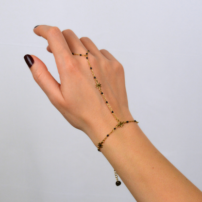 Hand jewelry PALMERA Black