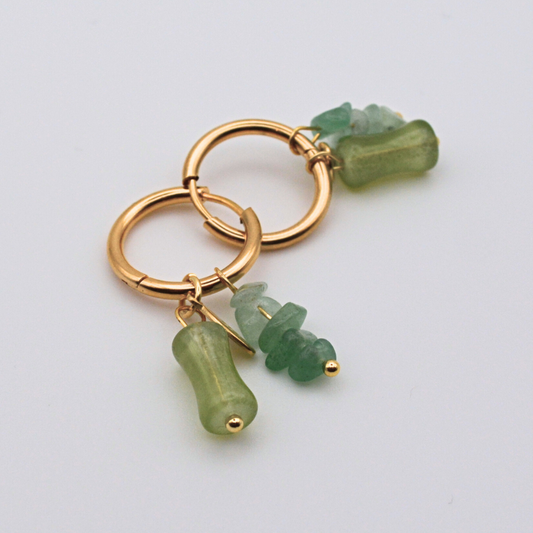 Boucles d'oreilles PIEDRA Vert