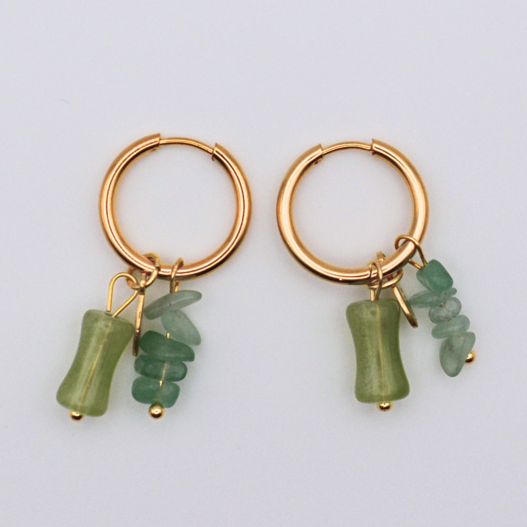 Boucles d'oreilles PIEDRA Vert